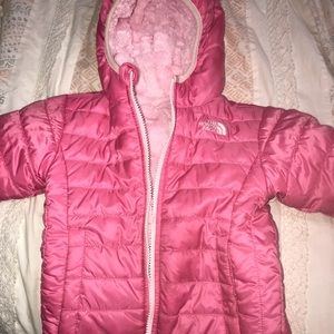 3T girls reversible north face jacket